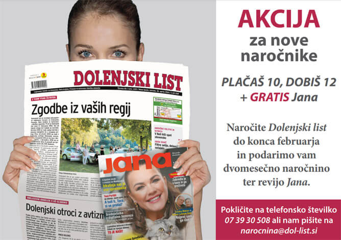 Naročniška akcija Dolenjskega lista