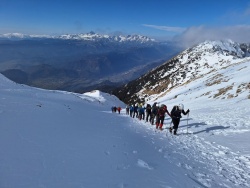 FOTO: Zimski vzpon na Stol (2236 m) in Golico (1835 m)