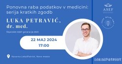 Luka Petravić v LokalPatriotu: o ponovni rabi podatkov v medicini