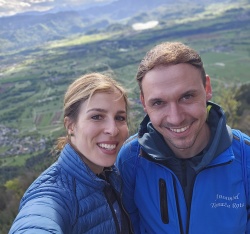 Tomaž Rot in Lea na Smokuški vrh