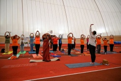 Olimpijski center v sodelovanju z veleposlaništvom Indije gostil Festival joge in dobrega počutja
