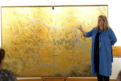 Zemljevid krškega okraja Franja Stiplovška, predstavitev restavratorskih posegov