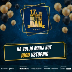 Še manj kot tisoč vstopnic za Aktualov veliki koncert ob 17. rojstnem dnevu