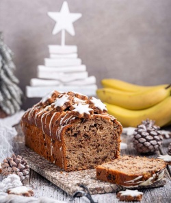  Recept za ekstremno preprost božični bananin kruh