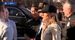  Video: Melania z domačinko v pogorelem Los Angelesu govorila slovensko