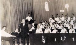 Božidarjev orkester, ki ga je sestavil po maturi. (Foto: I. Vidmar)