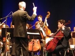 V Trebnjem so z včerajšnjim slavnostnim koncertom praznovali 40 let delovanja tukajšnje Glasbene šole. (Foto: J. S.)