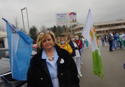 Violeta Krampelj,predsednica Sindikata delavcev v zdravstveni negi v ZD NM.