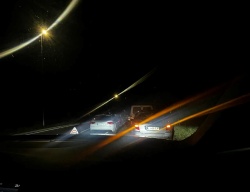 V noči na nedeljo je bila cesta mimo Brezjega zaprta. (Obe fotografiji: FB PKD)