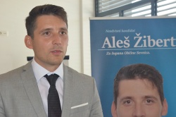 Aleš Žibert, neodvisni kandidat za župana Občine Sevnica (Foto: P. Perc)