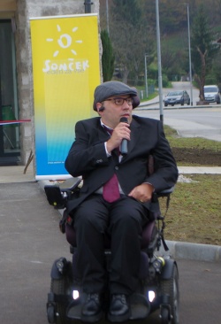 Podpredsednik Zveze Sonček Emir Okanović.