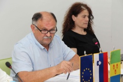 Župan Andrej Kastelic in direktorica občinske uprave Sonja Klemenc Križan
