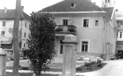 Prvi muzejski prostori so bili v nekdanji Skubicovi vili v neposredni bližini Rinže. (Foto: Pokrajinski muzej Kočevje, l. 1953)