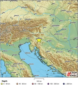Tokrat streslo Dolenjce - potres magnitude 2,2