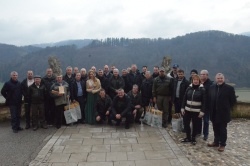 Vsi najbolj skrbni lastniki gozda za leto 2023 z gosti na Gradu Sevnica (Foto: P. Perc)