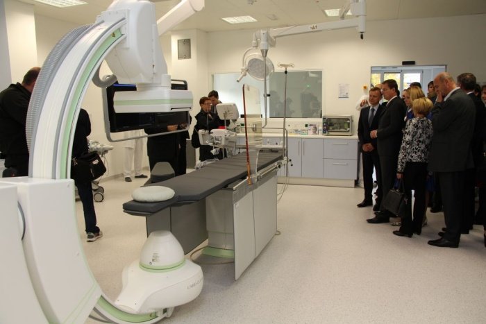 Nova pridobitev v Splošni bolnišnici Novo mesto - sodoben angiografski – katetrski laboratorij.