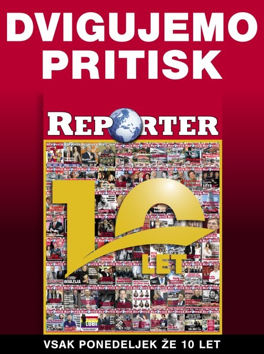 Reporter že deset let dviguje pritisk