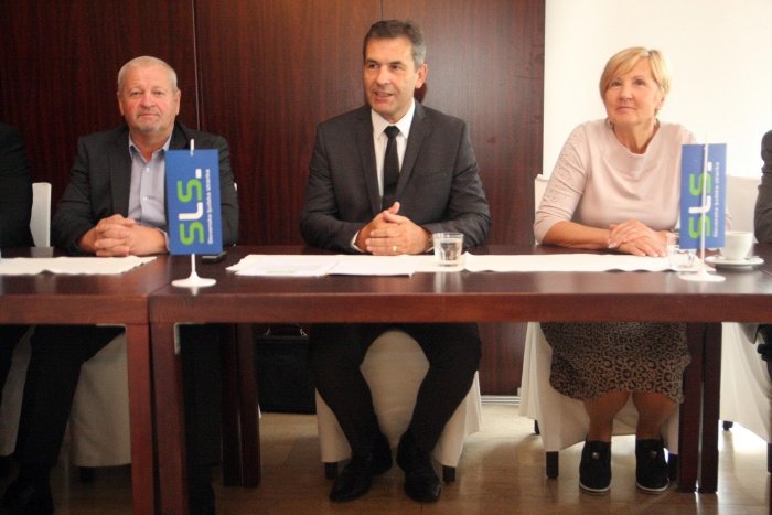 Miran Stanko je v Krškem prvi  javno naznanil svojo kandidaturo za župana. (Foto: B. B.)