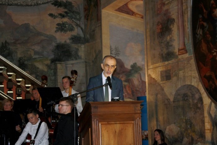 Slavnostni govornik Milan Jazbec (Foto: M. L.)