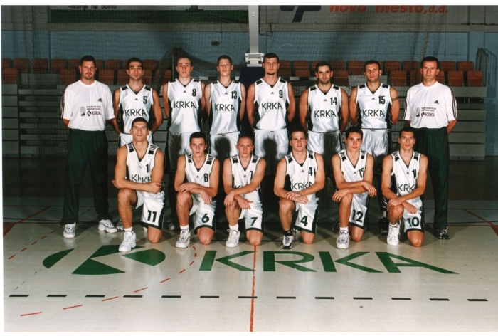 Ekipa državnih prvakov v sezoni 1999–2000 (foto: arhiv KK Krka)