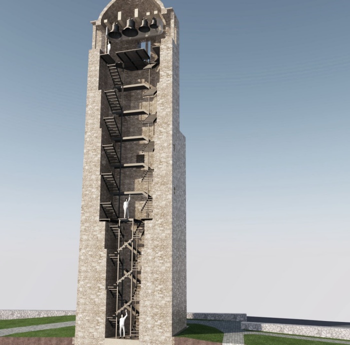 Novo mesto bo dobilo višinsko razgledno ploščad - v zvoniku kapiteljske cerkve
