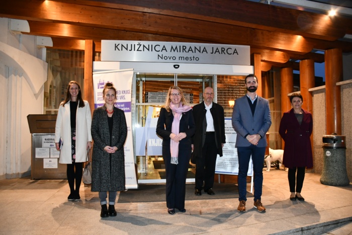 Ministrica v Knjižnici Mirana Jarca Novo mesto