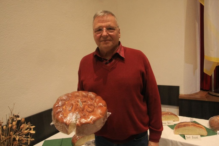 Jože Senegačnik je za praznični kruh prejel vseh 80 točk. 