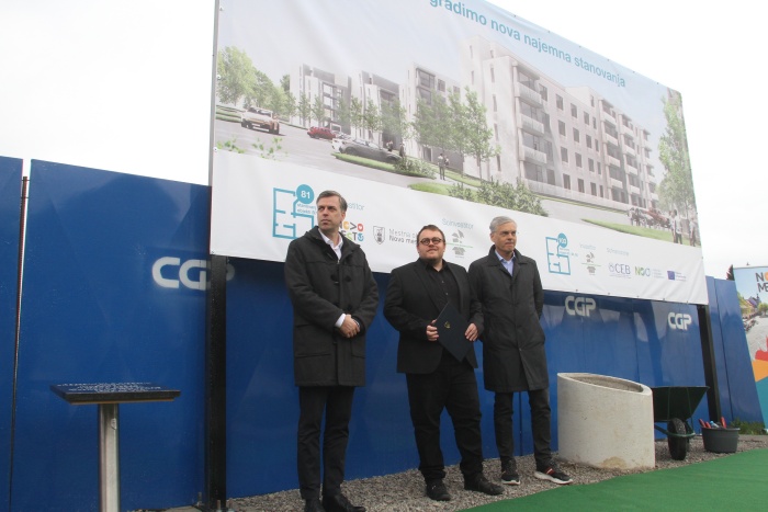 Temeljni kamen za 184 novih stanovanj v Podbrezniku