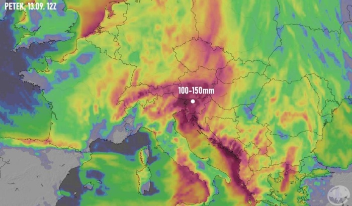 Hladni zrak se bliža Sloveniji, snežna meja se bo spuščala