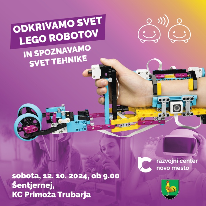 Predstavitev robotike za otroke v KC Primoža Trubarja