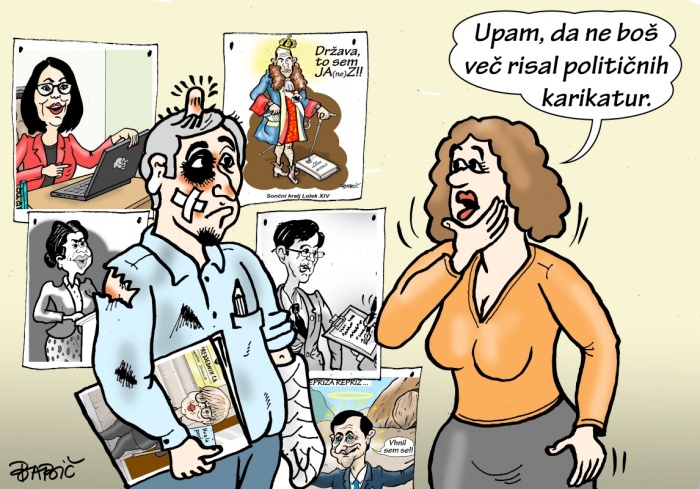 Karikatura tedna