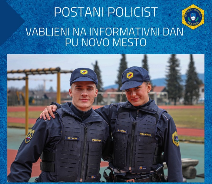 Novomeška policija vabi zainteresirane v svoje vrste. (Foto: PU NM)