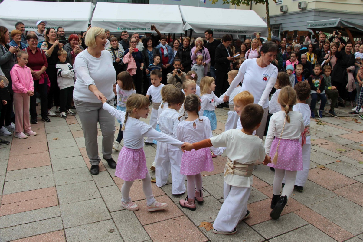 Podelitev priznanj so z nastopom popestrili tudi otroci iz Vrtca Gumbek, sicer pa so zapele tudi Rožce in zaplesala folklorna skupina Izvir, ki delujeta v sklopu Društva podeželskih žena Dolenjske Toplice.