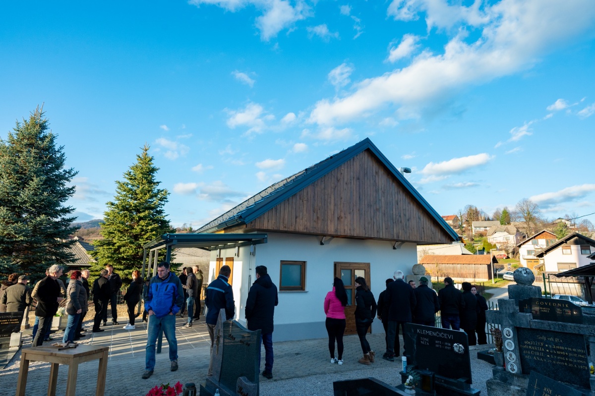 Pred iztekom leta odprli še poslovilno vežico 