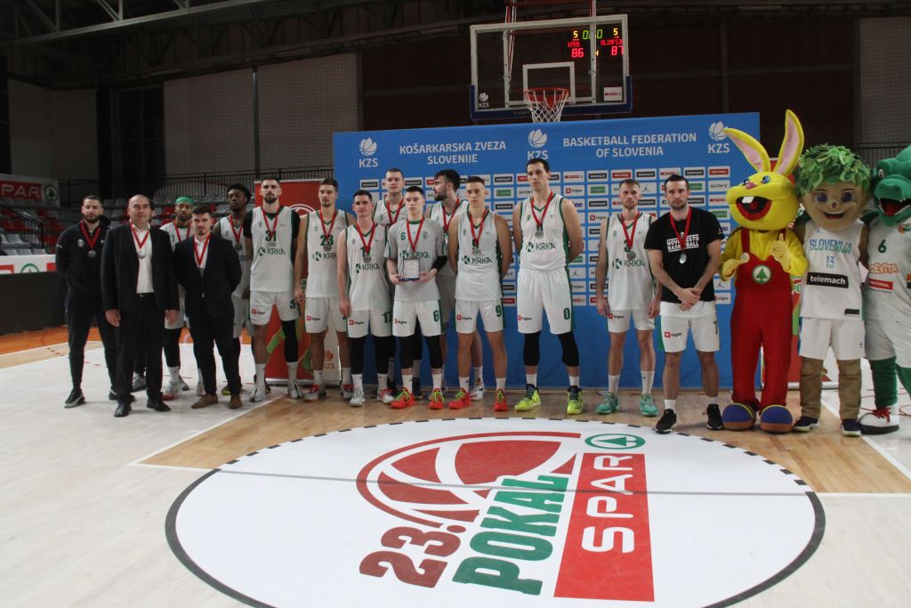 Košarkarji Krke so v finalu pokala zelo namučili favorizirane Ljubljančane.