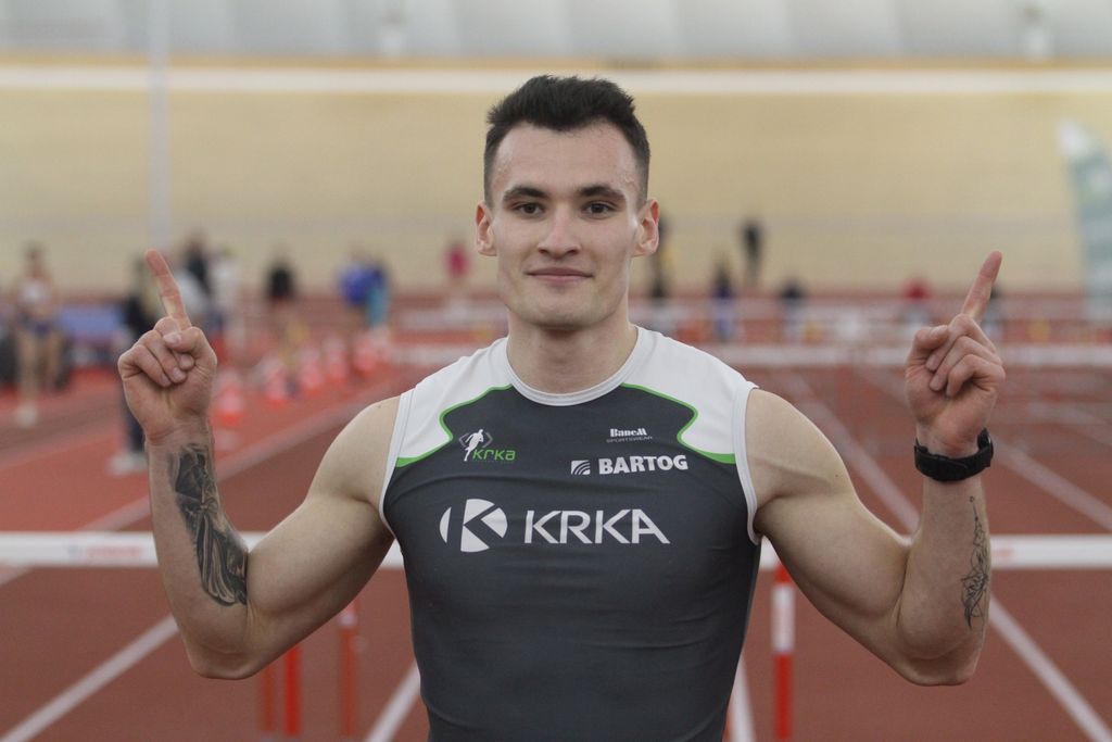 Matevž Šuštaršič je bil zadovoljen s svojim nastopom na 200 m.