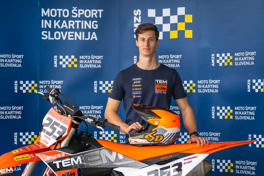 24-letni Dolenjec Jan Pancar. Slovenija ima letos prvič dva dirkača v prvenstvu MXGP. (Foto: AMZS)