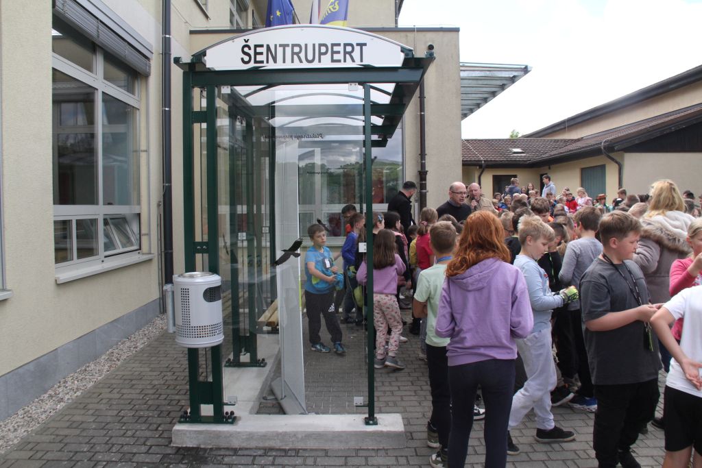 Novo avtobusno postajališče v Šentrupertu.