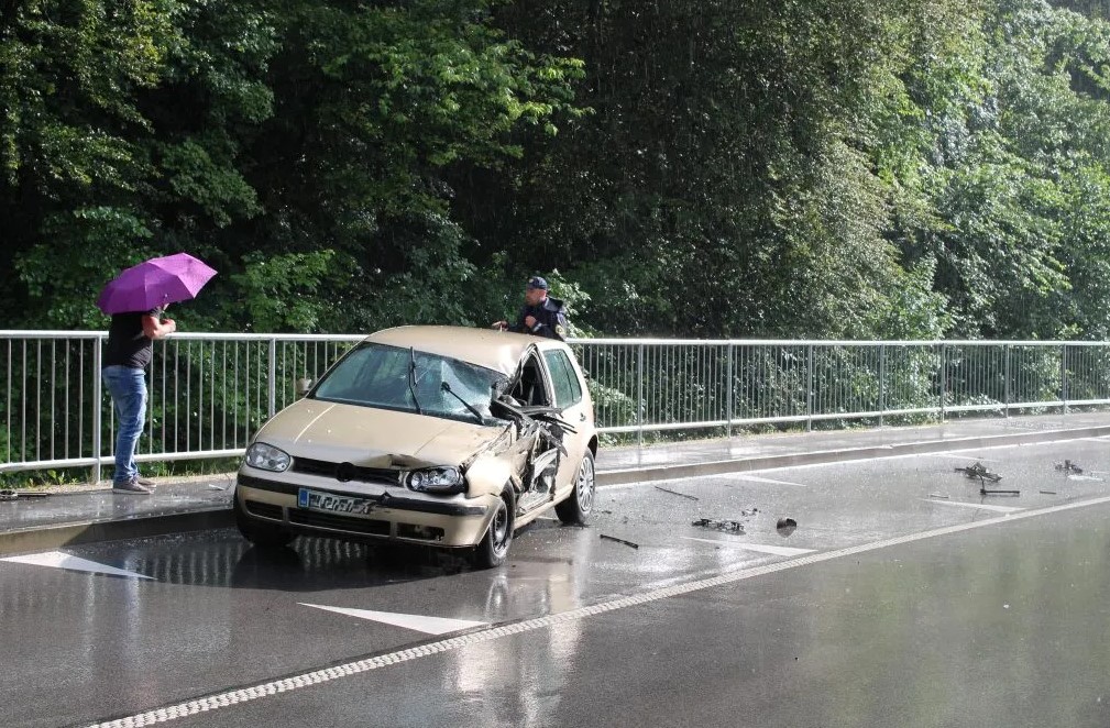 Nesreča v Brestanici (Fotografiji: PGE Krško)