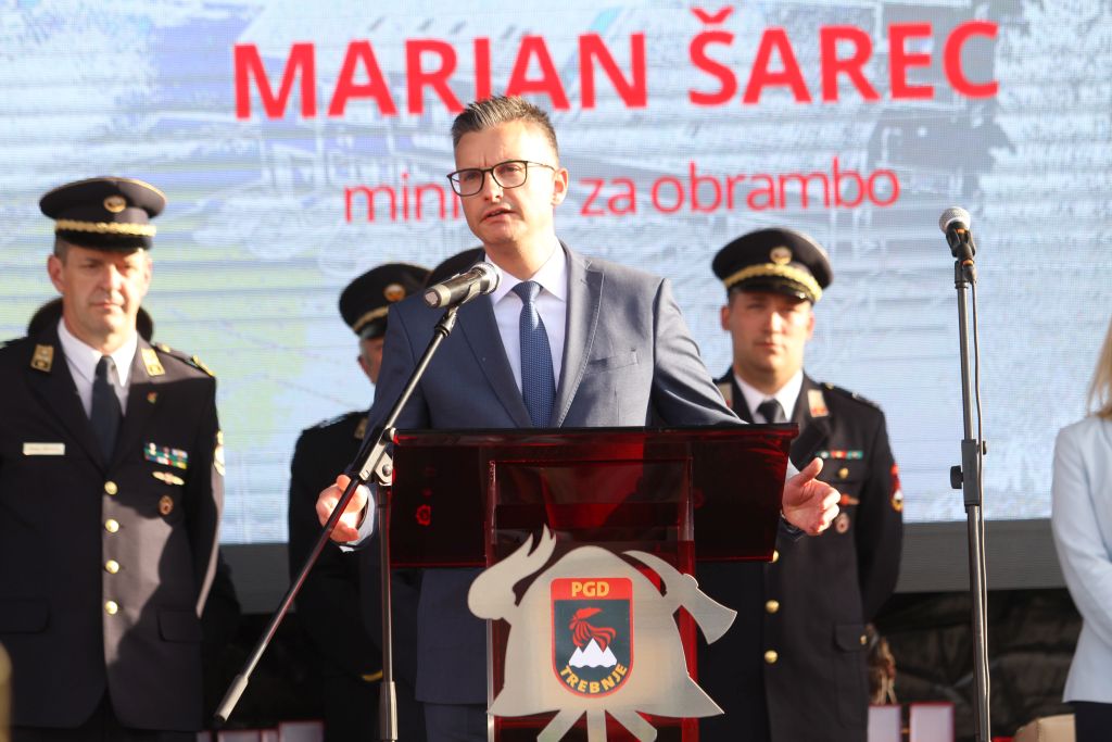 Minister za obrambo Marjan Šarec