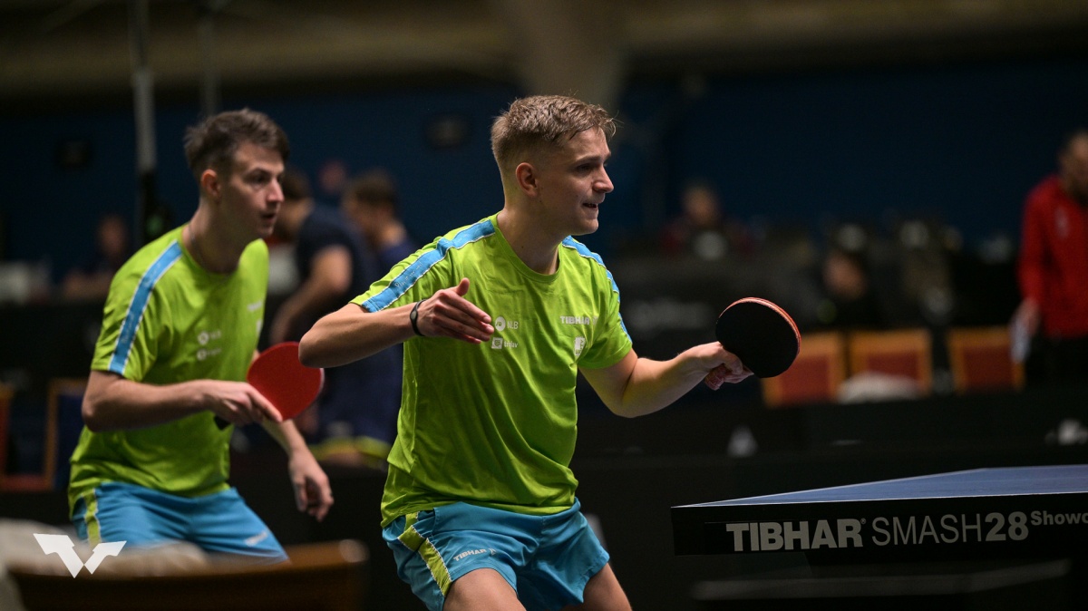 Deni Kožul in Šmarječan Peter Hribar (v ospredju) (Foto: worldtabletennis.com)