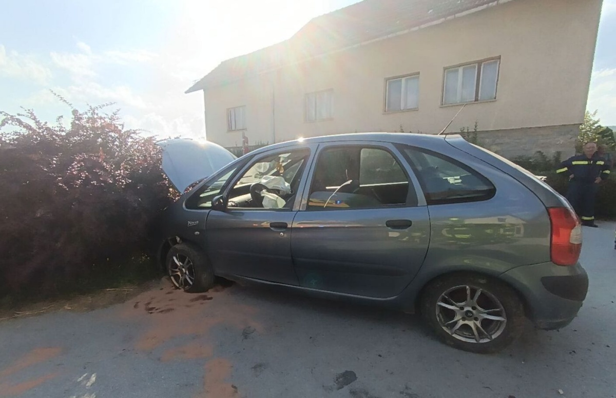Nesreča v Šentrupertu (Foto: PGD Trebnje)