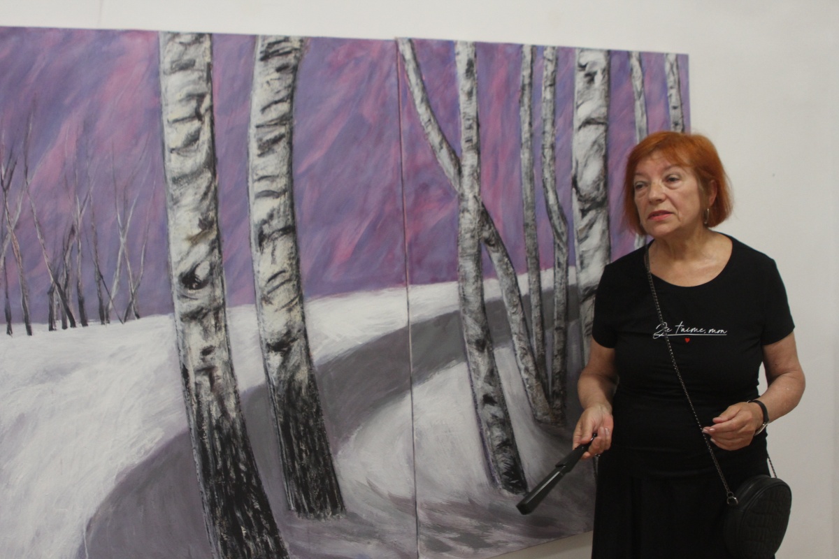 Marija Rus s svojim brezami (Foto: I. Vidmar)