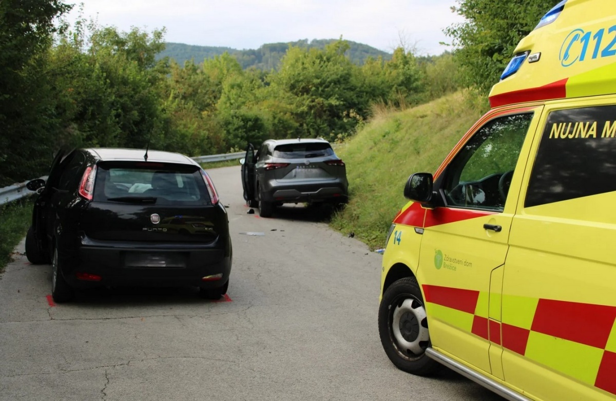 Včerajšnja nesreča (Foto: PGE Krško)