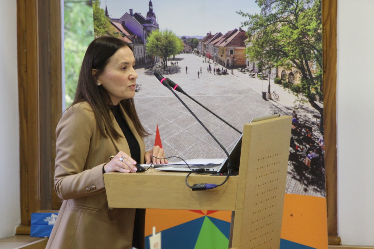 Predlog poravnave s podjetjem Protekt je predstavila občinska odvetnica Ana Avsec. (Foto: I. Vidmar)