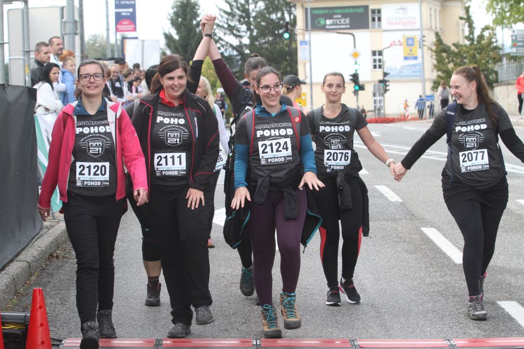 Letos so prvič izvedli tudi maratonski pohod.