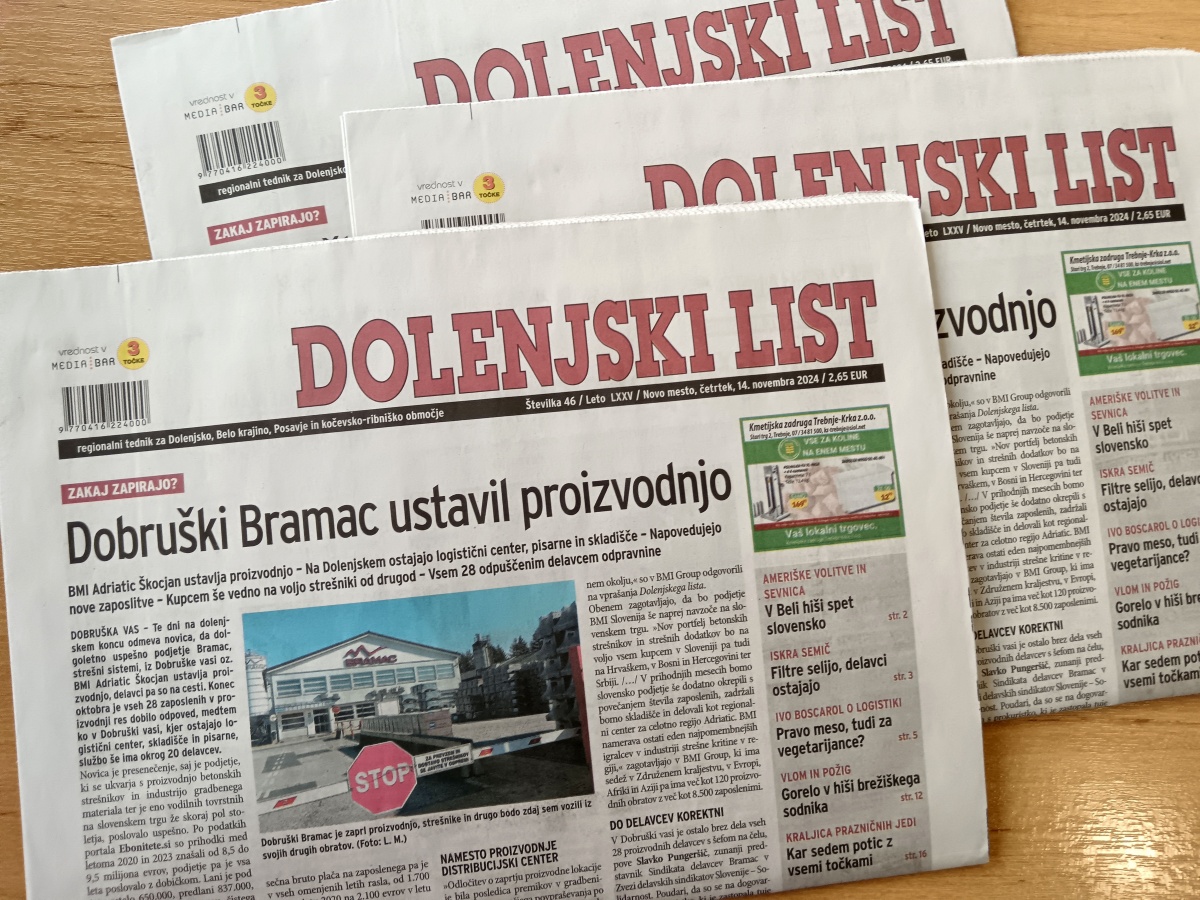 Kaj prinaša novi Dolenjski list