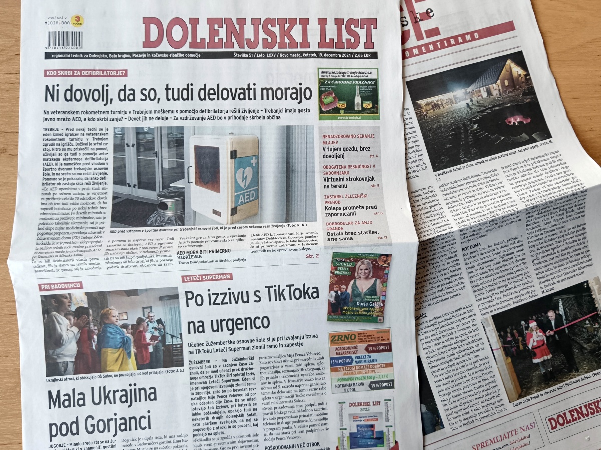 Kaj prinaša novi Dolenjski list