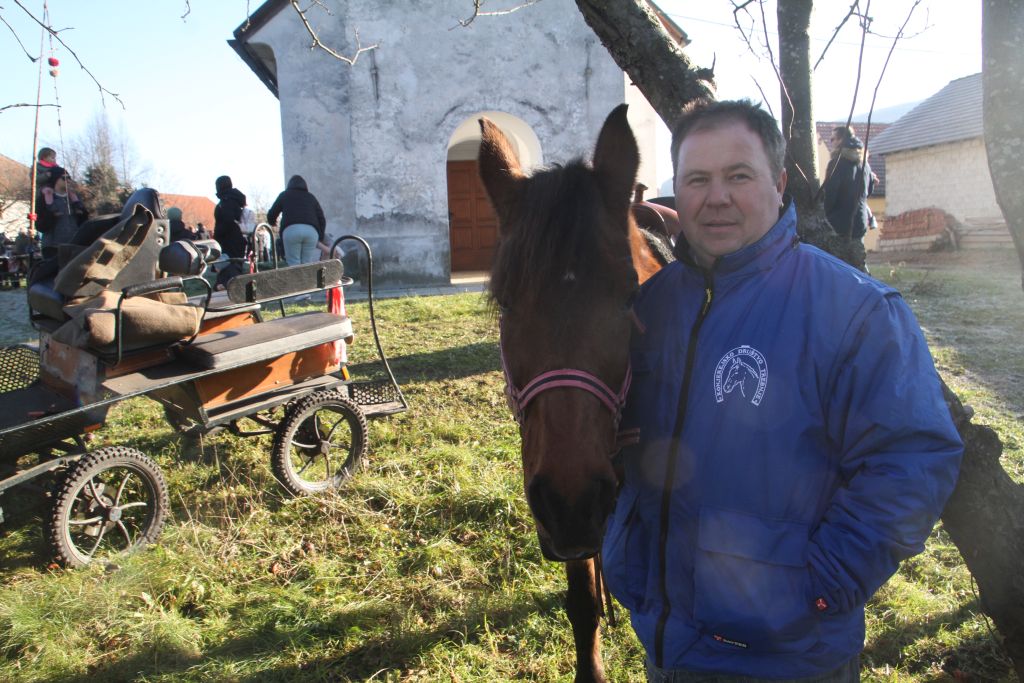 Predsednik Konjerejskega društva Trebnje Tone Kotar