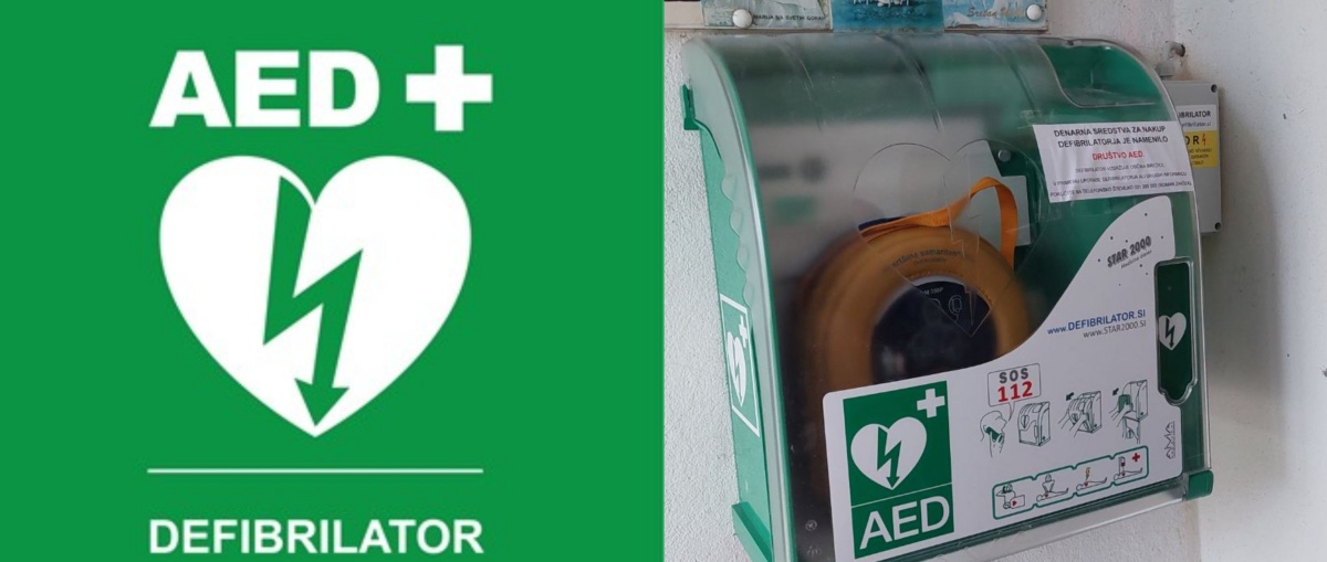 Defibrilator odslej tudi na Šentvidu